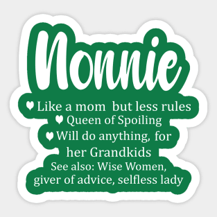 nonnie lika a Sticker